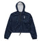 Basketball &God Vertical Classic Women’S Crop Windbreaker